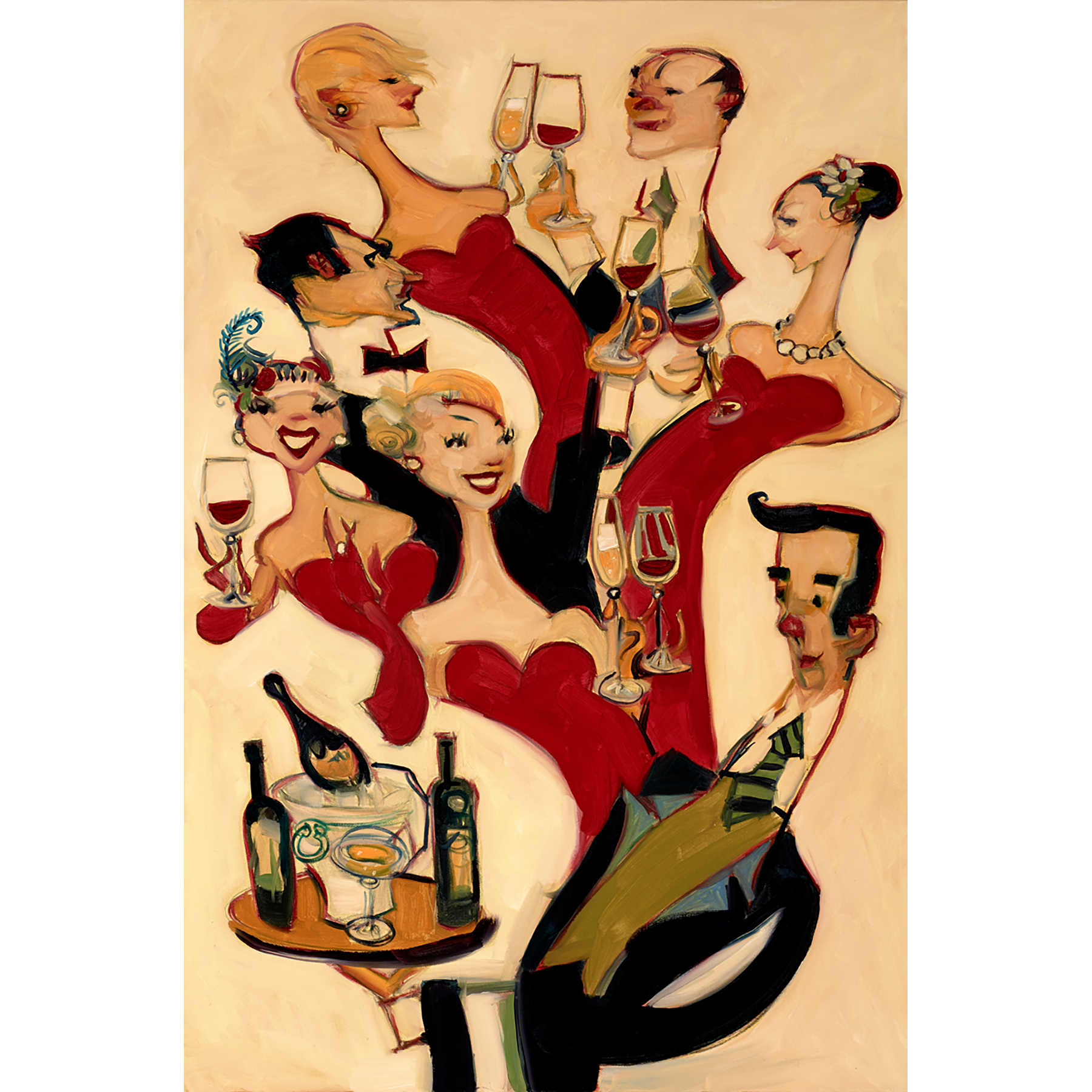 "Champagne and Shiraz" Giclées by Clifford Bailey Fine Art, Shop Clifford Bailey