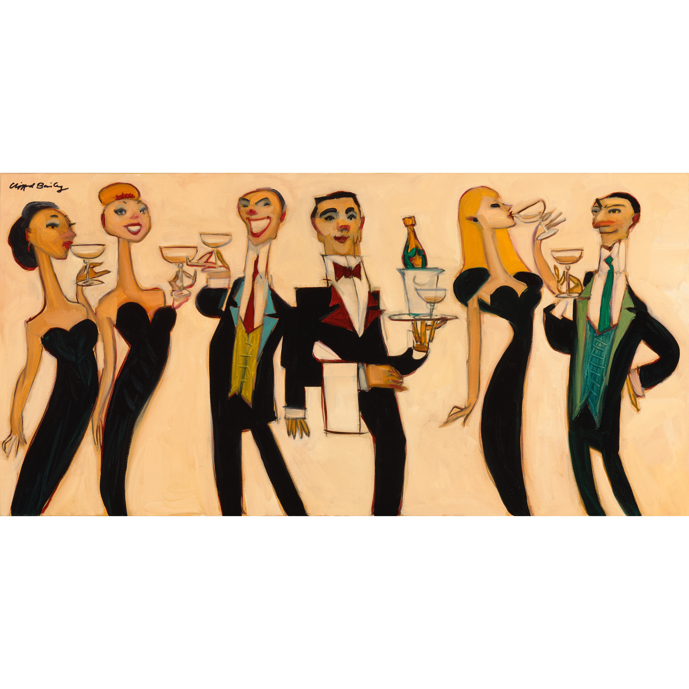 "Champagne Cocktail" Fine Art Prints by Clifford Bailey Fine Art, Shop Clifford Bailey